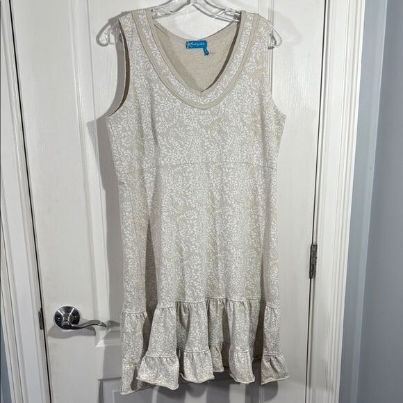 Fresh Produce Green Ruffled Scoop Neck Sundress - Picture 1 of 7